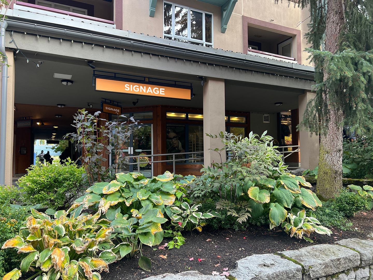 17-4318 Main St, Whistler - storefront